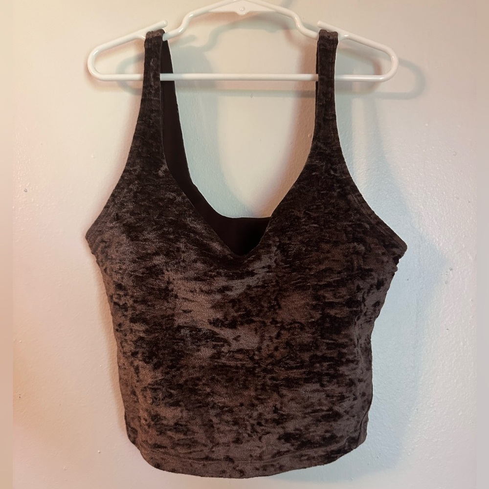Lululemon Velvet Brown Tank Size 2
